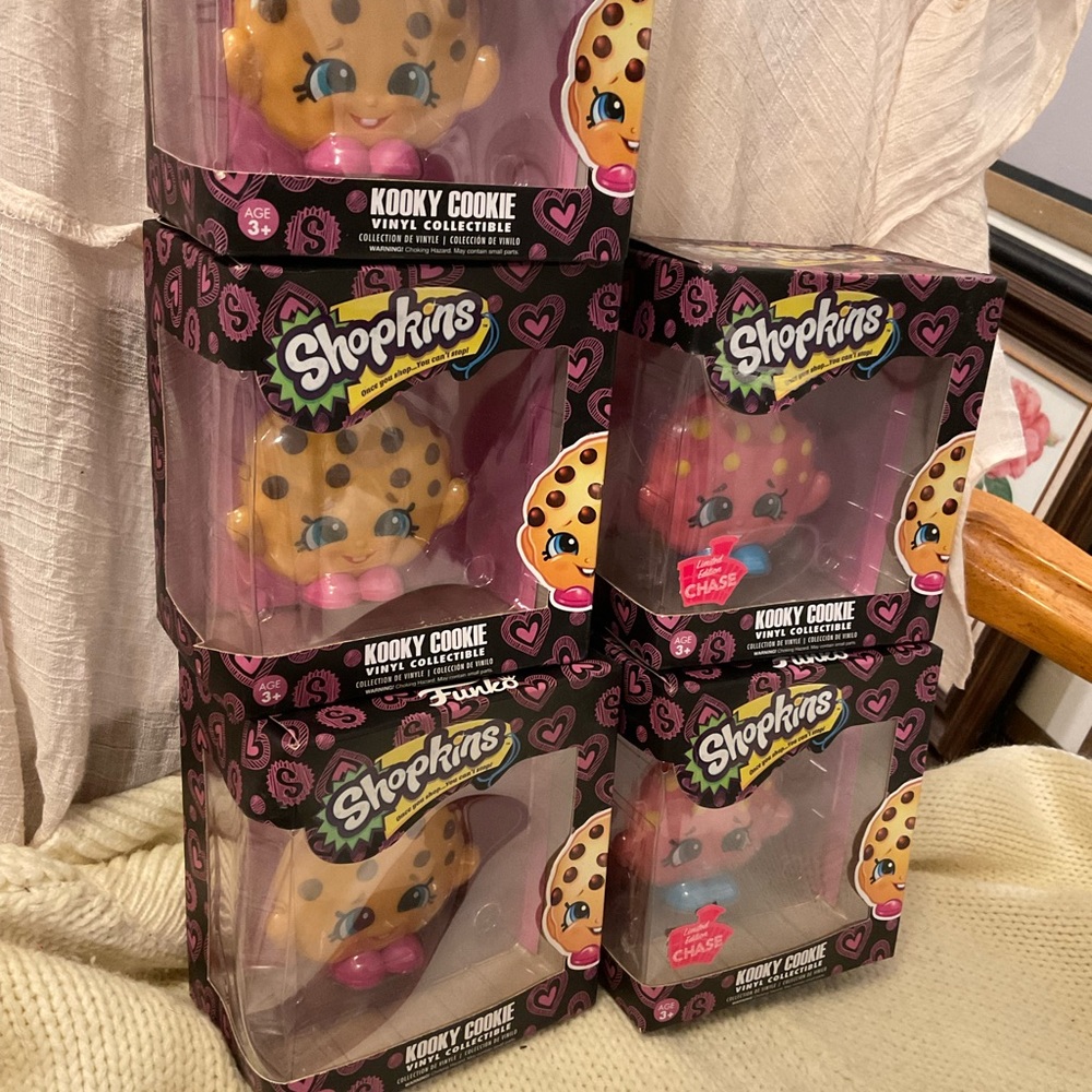 Shopkins Funko Vinyl Collectible Figure Kooky Cookie Chase Toy Brand New lot
